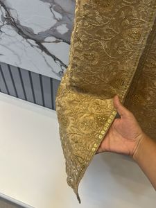 Heavy embroidered Golden Kurta Bust- 32/30