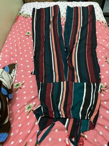 Chic Striped Wide-Leg Jumpsuit