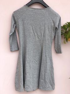 Gray Casual Dress