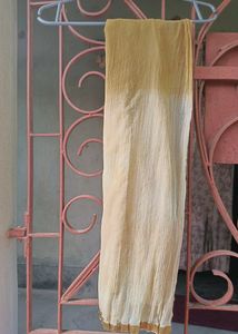 Cotton Embroidered Kurta With Churidar And Dupatta