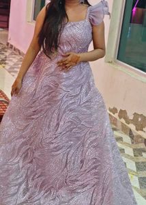 Stunning lavender Embellished Gown