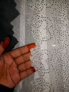 beautifull silk sequins stripped dupatta