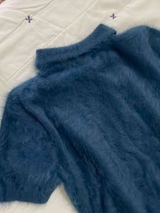 Vintage Fuzzy Knit Polo