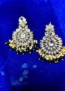 Stunning Kundan & Pearl Dangler Earrings