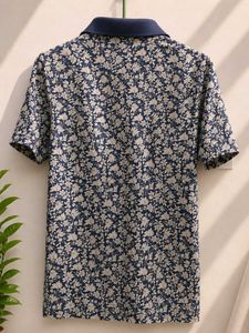 Floral Print Polo Shirt