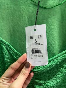 Chic Textured Green Long Sleeve Top