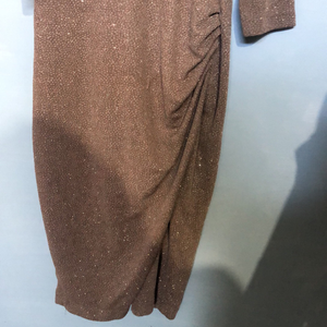 Party wear stretchable dress with sparkles