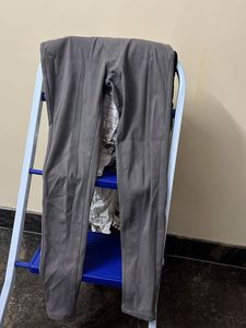 Grey Comfortable Stretchable Pants