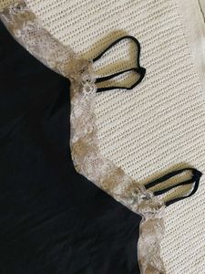 Black Lace Trim Camisole