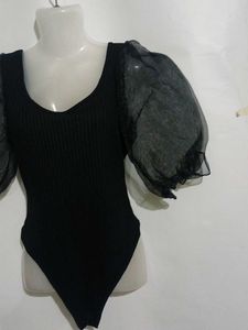 DAMN CUTE BLACK BODYSUIT