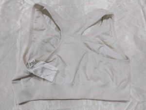 Reebok White Sports Bra
