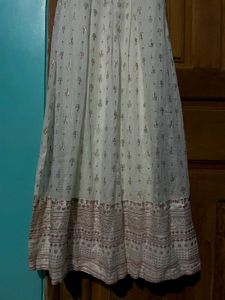 Women's Flared Ethnic Gown