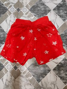 Good Quality Of Kids Shorts (Red Color)