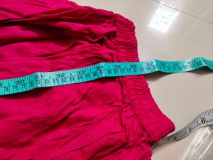 Pink Embroidered Dhoti Pant Set