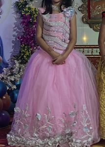 Heavy Sparkling Pink party wear lehenga set