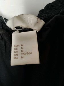 h n m Black Off-Shoulder Dress