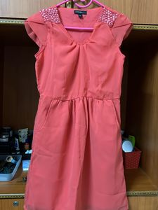 Wonderful Peach Dress
