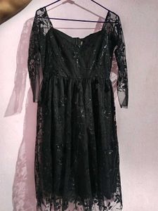 black dress