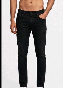 Classic Black Denim Jeans