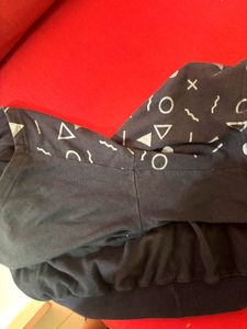 Men's Navy Geometric Print Shorts