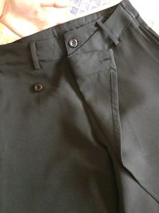 Asymmetric Korean Black Trousers ⭕