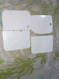 8pc scrapers for cake decor