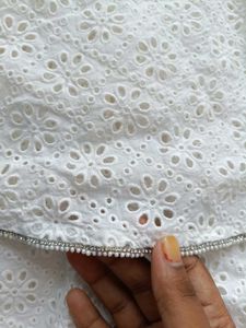 Chic White Broderie Anglaise Top