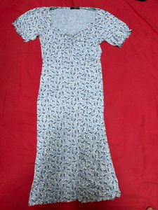 Floral Night Wear Dress