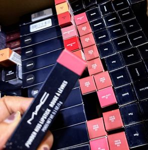 MAC Powder Kiss Lipstick - A Little Tamed