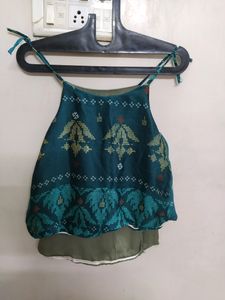 Boho Print Tie Strap Tank
