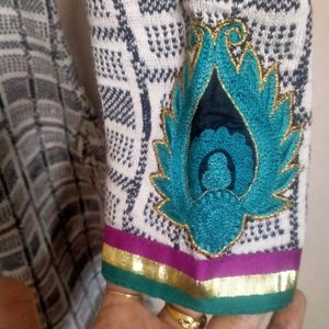 Warm Woollen Embroidered Suit(Women's)