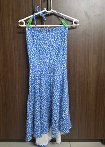 Charming Floral Print Mini Dress