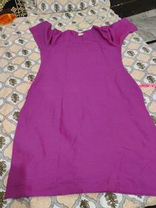 Stylish Purple Kurta with Tassels