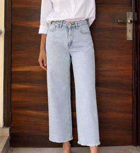 Light Wash Wide Leg Jeans