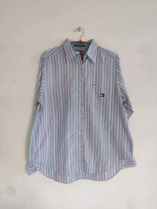 Tommy Hilfiger Striped Button-Up Shirt