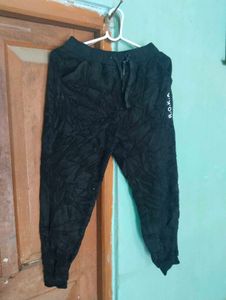 length 35half,Black Joggers with R.O.K.A. Logo