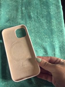 Pink Silicone Phone Case Iphone 15