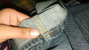 0G Armani Jeans with Graffiti Design