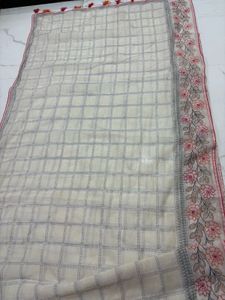Elegant Embroidered Saree