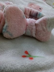 Cute Plush Headband with Bow