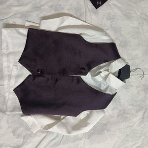 Elegant Brocade Blazer and Pants Set