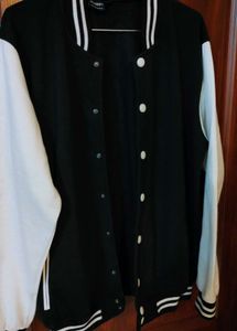 B&amp;W Varsity Jacket