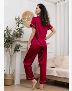 Maroon night suit set
