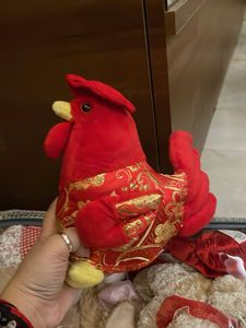 Red Rooster Plush Toy