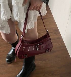 Chic Burgundy Hobo Bag