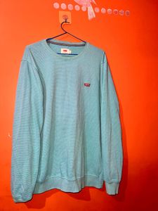 Levi's Blue Knit Sweater
