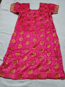 Pink Dress Material