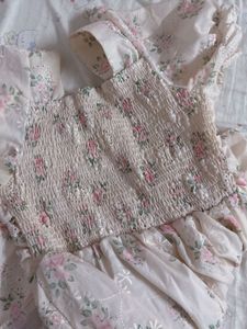 Floral Print Puff Sleeve Dress