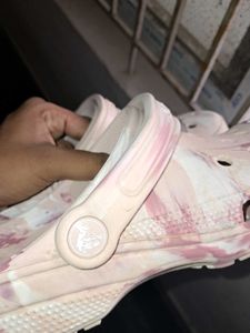 Crocs Pink Marble Swirl Clogs