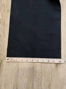 Classic Navy Wide-Leg Trousers